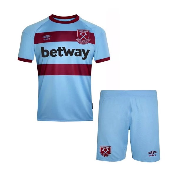 Maillot Football West Ham United Exterieur Enfant 2020-21 Bleu